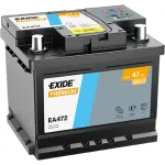 Aku Exide Premium 47Ah 450A 207x175x175 -+ EA472