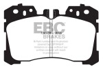 EBC Brakes Piduriklotsi komplekt,  ketaspidur EBC Yellowstuff 4000 Series Street and Track Brake Pad Set DP41811R