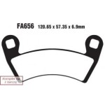 EBC BRAKES FA656R / motorcycle brake pads.