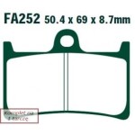 EBC BRAKES SFA252HH / Motorcycle brake pads. Yamaha XP 500 (13-14)