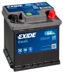 Aku Exide Excell 44Ah 400A 175x175x190 -+ EB440