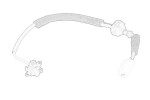 OE MAZDA EG23-59-4B1A / door opening button, outer front left (keyless system) fits: mazda cx-7 2.2d/2.3/2.5 06.06-12.14