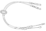 OE MAZDA EH64-46-500 / gearshift cable (2 pcs, set, for manual transmission) fits: mazda cx-7 2.2d 07.09-03.13