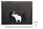 Mud flap (400x300mm, koos a logo) sobib: SCHMITZ