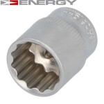 3/8" 19 mm kaheteistkümnekandiline padrunvõti