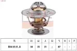EPS Termostaat,  Jahutusvedelik Made in Italy - OE Equivalent 1.880.223S