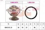 EPS Termostaat,  Jahutusvedelik Made in Italy - OE Equivalent 1.880.307