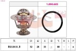 EPS Termostaat,  Jahutusvedelik Made in Italy - OE Equivalent 1.880.412
