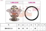 EPS  Termostaat,Jahutusvedelik Made in Italy - OE Equivalent 1.880.432