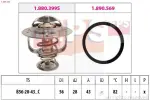 EPS Termostaat,  Jahutusvedelik Made in Italy - OE Equivalent 1.880.444