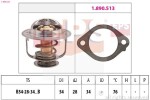 EPS Termostaat,  Jahutusvedelik Made in Italy - OE Equivalent 1.880.521