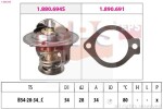 EPS Termostaat,  Jahutusvedelik Made in Italy - OE Equivalent 1.880.694