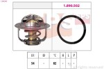 EPS  Termostaat,Jahutusvedelik Made in Italy - OE Equivalent 1.880.800