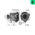 Generaator 14V 210366A