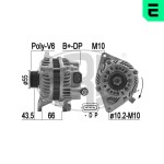 Generaator 14V 209405A