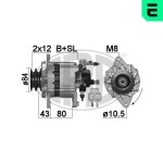 Generaator 14V 210104A