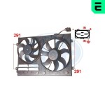 ERA Ventilaator,  mootorijahutus 12V 352035