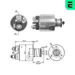 ERA Starteri magnetlüliti / solenoid 12V ZM3491