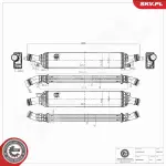 ESEN SKV turbo radiaator (intercooler) 98SKV110