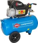 kolbkompressor EVERT, 1,8 kW 230V 8 bar, jõudlus: 325l/min., mahutavus paagile: 50L, arv kolvid: 1tk.