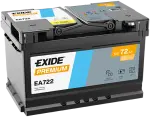EXIDE Käivitusaku PREMIUM *** 12V 72Ah 720A EA722
