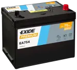 EXIDE Стартерная аккумуляторная батарея PREMIUM *** 12V 75Ач 630A EA754