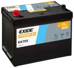 EXIDE  Käivitusaku PREMIUM *** 12V 75Ah 630A EA755