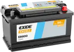 EXIDE Käivitusaku EXCELL ** 12V 80Ah 700A EB800