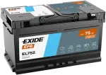 EXIDE Стартерная аккумуляторная батарея EFB 12V 75Ач 730A EL752