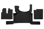 Tepitud eco-из кожи põrandamatid (3 шт.) черные Man TGX II 02.20-