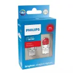 лампа philips led w21w 12v 2,3w w3x16d красный ultinon pro6000