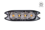 Vilkur iluvõresse 12/24V, led 4*3W, E9 oranž
