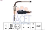 FACET Andur,  heitgaasitemperatuur Made in Italy - OE Equivalent 22.0042