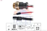 FACET Temperatuurilülitus,  radiaatorivent. Made in Italy - OE Equivalent 7.5601