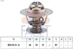 FACET Termostaat,  Jahutusvedelik Made in Italy - OE Equivalent 7.8223S
