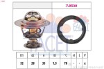 FACET Termostaat,  Jahutusvedelik Made in Italy - OE Equivalent 7.8267