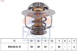 FACET Termostaat,  Jahutusvedelik Made in Italy - OE Equivalent 7.8462S