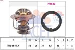 FACET Termostaat,  Jahutusvedelik Made in Italy - OE Equivalent 7.8493
