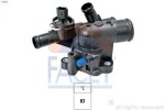FACET Termostaat,  Jahutusvedelik Made in Italy - OE Equivalent 7.8737