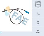 FAE Датчик,  частота вращения колеса 78302