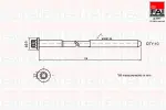 FAI AutoParts  Klapikaanekruvikomplekt B1321