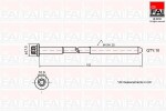 FAI AutoParts plokikaane poldid komplekt B701