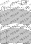 Piduriklotsid - tuning, tänavalegaalne; esiosa, segu Performance sobib: VOLVO S60 I, V70 II; ALFA ROMEO 147, 156, 159, 166, BRERA, GIULIETTA, GIULIETTA/HATCHBACK, GT, SPIDER 1.4-Electric 10.94-