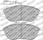 Piduriklotsid - tuning, tänavalegaalne; esiosa, segu Performance sobib: ALFA ROMEO MITO; FIAT BRAVO II, STILO; LANCIA DELTA III, LYBRA 1.3D-2.4 10.01-10.18