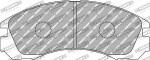 Piduriklotsid - tuning, tänavalegaalne; esiosa, segu Performance sobib: MITSUBISHI 3000 GT, DELICA / ruum GEAR, ECLIPSE II, GALANT VII, GALANT VIII, L200, L400, LANCER IV, LANCER V 1.6-3.5 01.83-