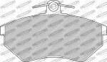 Piduriklotsid - tuning, tänavalegaalne; esiosa, segu Performance sobib: AUDI 100 C2, 100 C3, 200 C2, 200 C3, 80 B2, 80 B3, 80 B4, 90 B3, A4 B5, CABRIOLET B3, COUPE B2, COUPE B3 1.3-2.9 03.77-