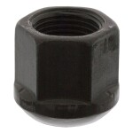 Wheel nut front/rear M18x1,5 x25mm (Phosphate conversion coated / Steel, ball) fits: BPW