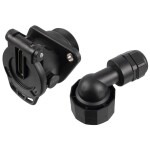 Plug-in socket, номер of pins/номер of active pins 15, 24V (ADR; screwed contacts; wire hole for 90 degrees angle)