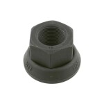 Wheel nut front/rear M22x1,5 x30mm (Phosphate conversion coated / Steel, open end) fits: RVI C, D, K, PREMIUM 2, T; VOLVO 7300, 7700, 8300, 8500, 8700, 8900, 9400, 9500, 9700, 9900, B12, B7 01.92-