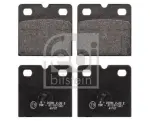 FEBI BILSTEIN Piduriklotsi komplekt,  ketaseisupidur 116087